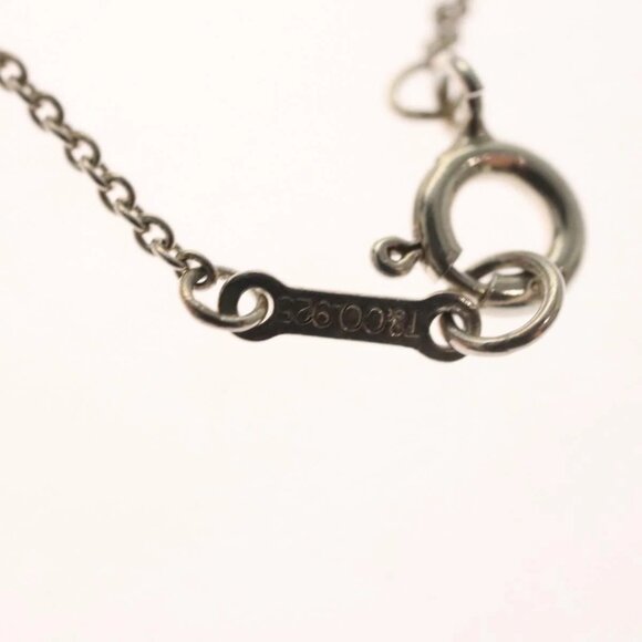 TIFFANY&Co. Loving Heart Necklace Ag925 Silver Auth am8077 - Picture 5 of 16